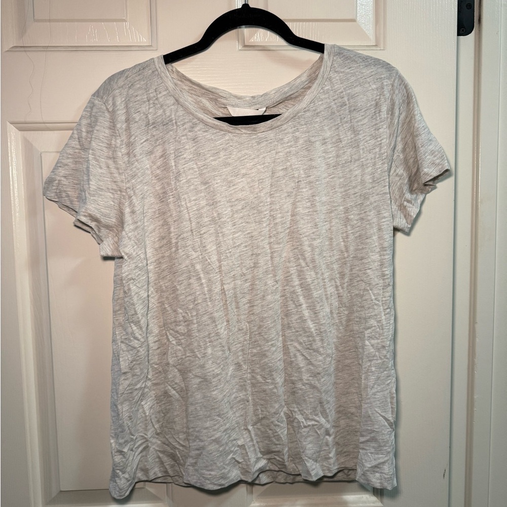 H&M Light Gray Short Sleeve Tee